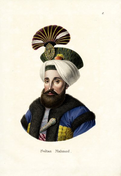 Sultan Mahmud II by Karl Joseph Brodtmann